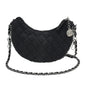 High-Grade Denim Rhombic Chain Crossbody Bag — Quilted Dumpling Style | Women