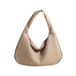 Woven Dumpling Shoulder Bag for Women — Large Capacity European Fashion Tote