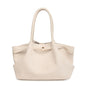 Retro Suede Frosted Tote Bag for Women — Versatile Shell Shoulder & Basket Handbag