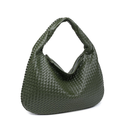 Woven Dumpling Shoulder Bag for Women — Large Capacity European Fashion Tote