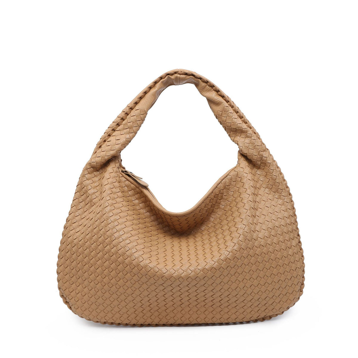 Woven Dumpling Shoulder Bag for Women — Large Capacity European Fashion Tote