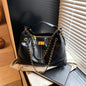 Diamond Pattern Chain Large Capacity Tote Bag — Versatile Commuter Crossbody | Women