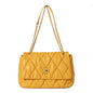 Large Capacity Rhombus Quilted Tote Bag — Chain Detail Crossbody | Women