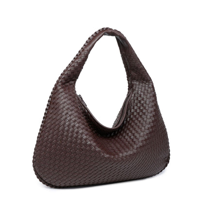 Woven Dumpling Shoulder Bag for Women — Large Capacity European Fashion Tote