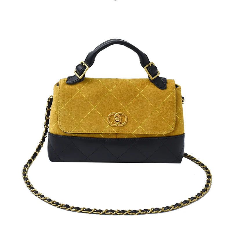 Popular Classic Elegant Women's Leather Handbag by Famous Designer Luxury Brand Ladies Crossbody Bag Tote Fashion