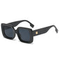 Women's Luxury Rectangle Sunglasses - Gradient Mirror UV400