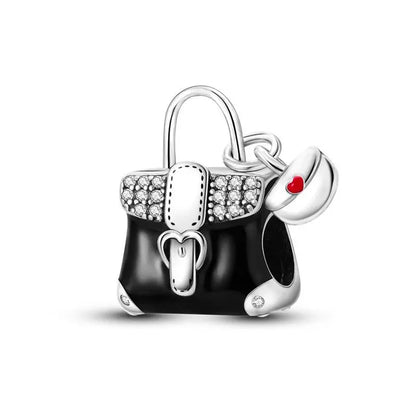 Sterling Silver NEW Leisure Life Theme Beads Charms Bracelets Necklace Luxury Women DIY Jewelry Gifts Birthday Party