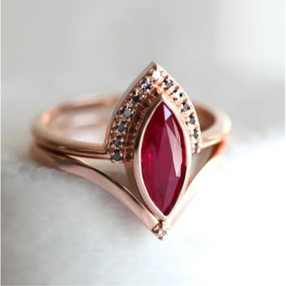 Exquisite Zircon Engagement Ring for Women | Silver Tone Bridal Wedding Jewelry
