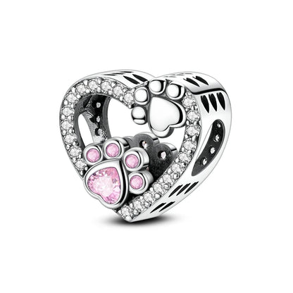 925 Sterling Silver Charm Beads | Butterfly, Crown, Heart & Perfume Bottle Zircon Charms for Women