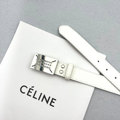 Luxury Designer PU Leather Belt - Alloy Buckle Waist Strap for Women & Men