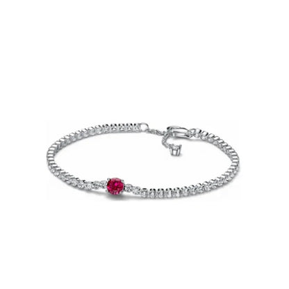 Brand new 925 sterling silver zirconia exquisite tennis star bracelet for women DIY original charm beads exquisite jewelry
