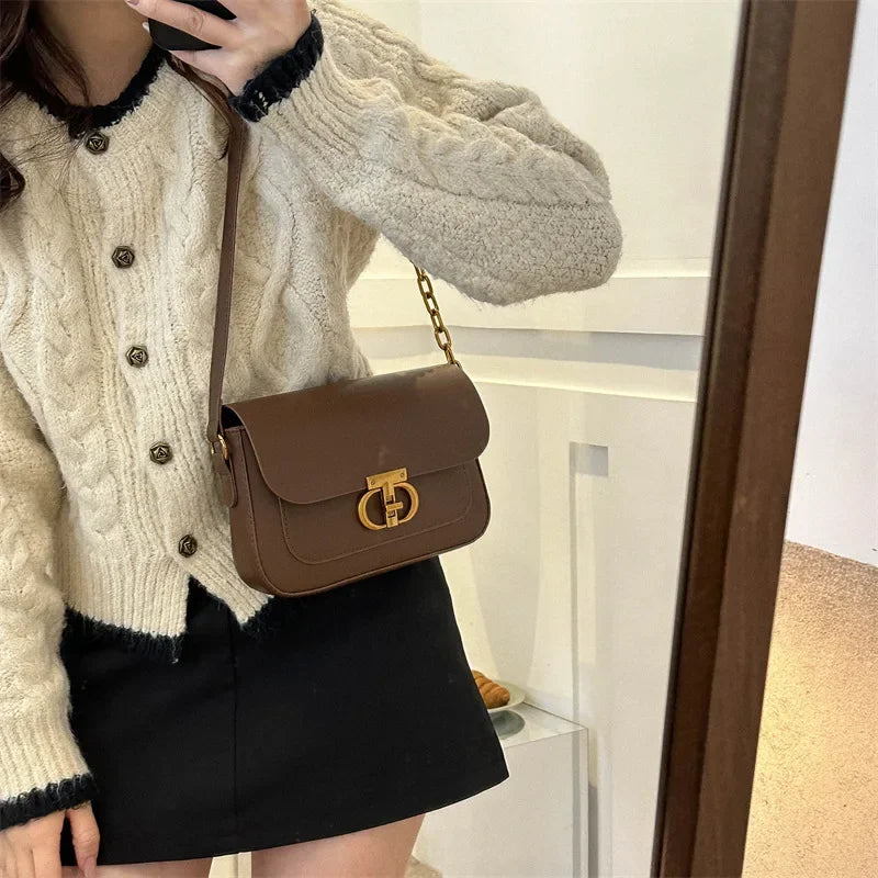 Retro Fashion Niche Underarm Bag - Senior Luxury Shoulder Handbag for Women