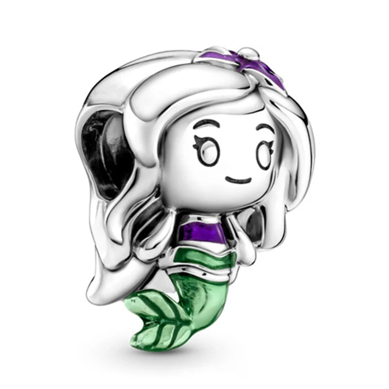 925 sterling silver charm Stitch Charm bead,Original Women Bracelet ,Necklace Pendant Jewelry Holiday gift