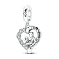 925 Sterling Silver Bear, Kart & Family Tree Charm Bead | Fits Pandora Bracelets & Pendants for Women