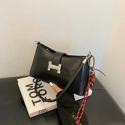 ‌2025 French-Inspired Baguette Bag - Women's High-End Sling Purse | Vegan Leather + Versatile Crossbody/Messenger Carry‌