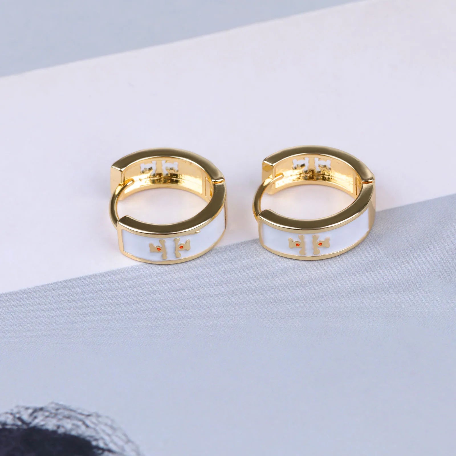 Bronze Vintage Geometric Earrings - 2PCS Hypoallergenic Statement Dangle Earrings Set