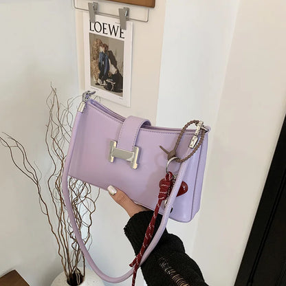 ‌2025 French-Inspired Baguette Bag - Women's High-End Sling Purse | Vegan Leather + Versatile Crossbody/Messenger Carry‌