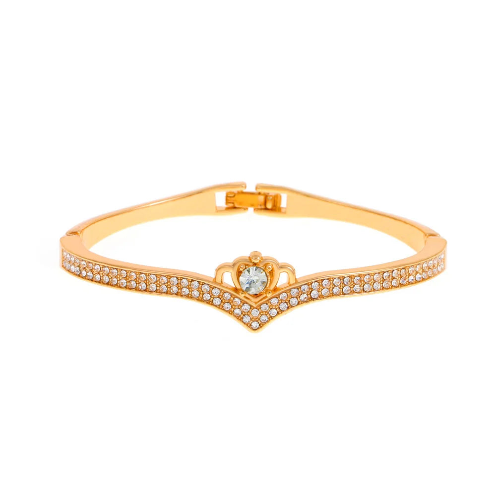 Letter Bracelet Women's Instagram Style Personalized Design English Letter V-shaped Bracelet Bracelet