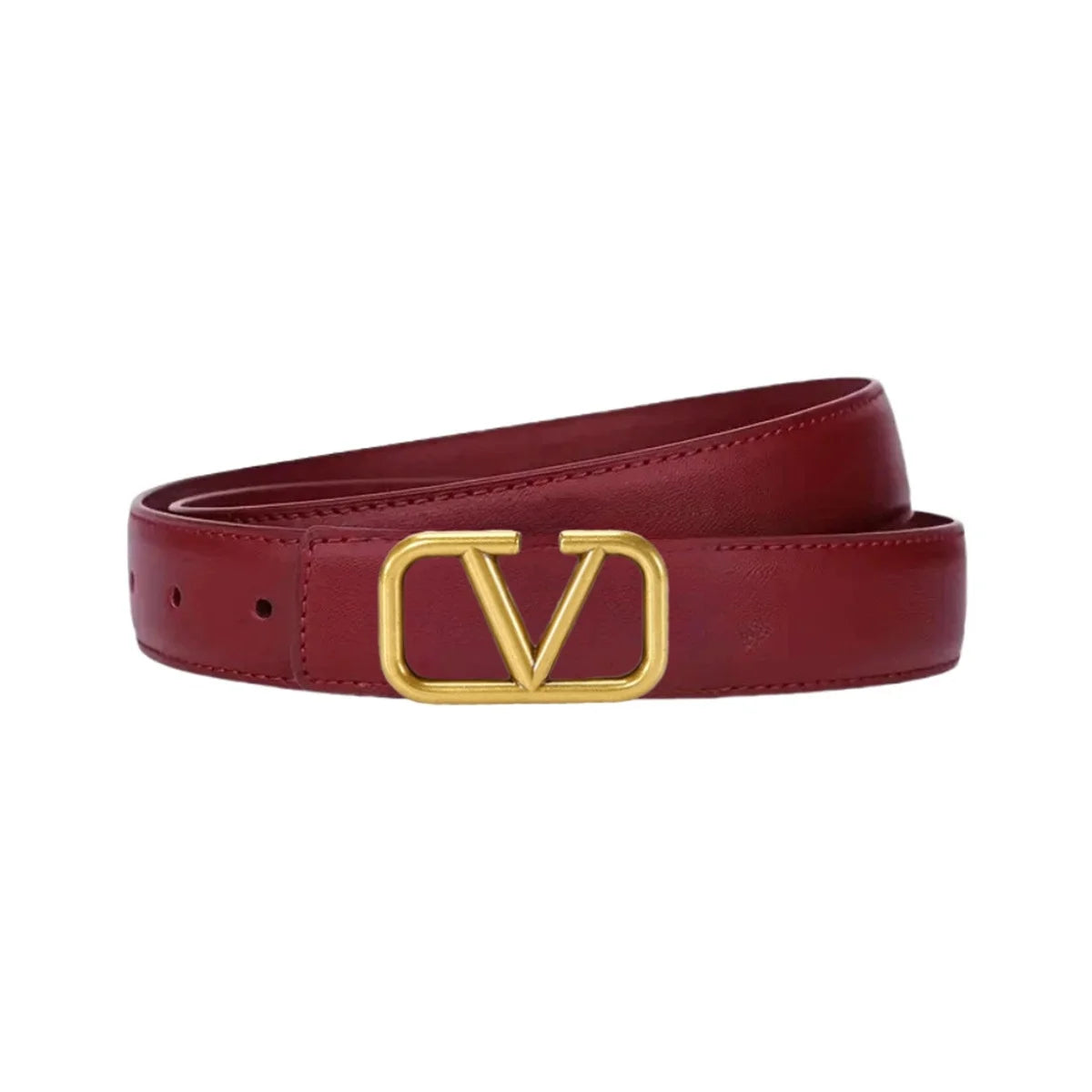 Women's fashionable sports belt, simple metal buckle belt, black suit and jeans clothing accessories