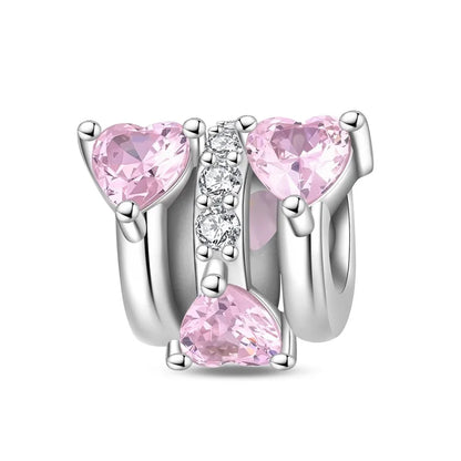 925 Sterling Silver Charm Beads | Butterfly, Crown, Heart & Perfume Bottle Zircon Charms for Women