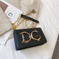 Elegant Tassel Handbag - Classic Small Square Shoulder Bag with Letter Detail