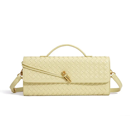 Classic Elegant Ladies Crossbody Bag Leather Handbag Shoulder Tote Luxury Designer Famous Brand Women's Chic Style