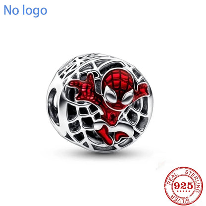 Charm Beads 925 Silver Fit Original DIY Accessories Bead for Decoration Bracelets Spider-Man Neaklace Pendant Jewelry Gifts New