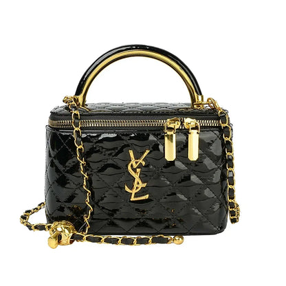 Superstar Leather Handbag - Elegant Vintage Style with Letter Logo