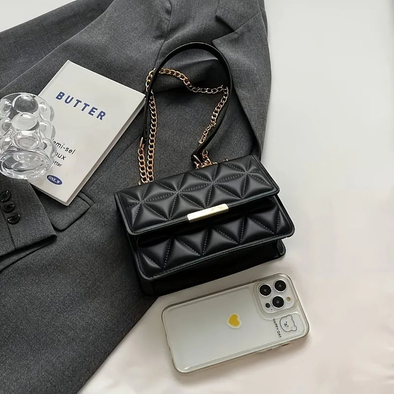 Fashion Chain Women'S Shoulder Bag for Women, Luxury Quilted Handbag for Daily Travel, Shopping, Parties.