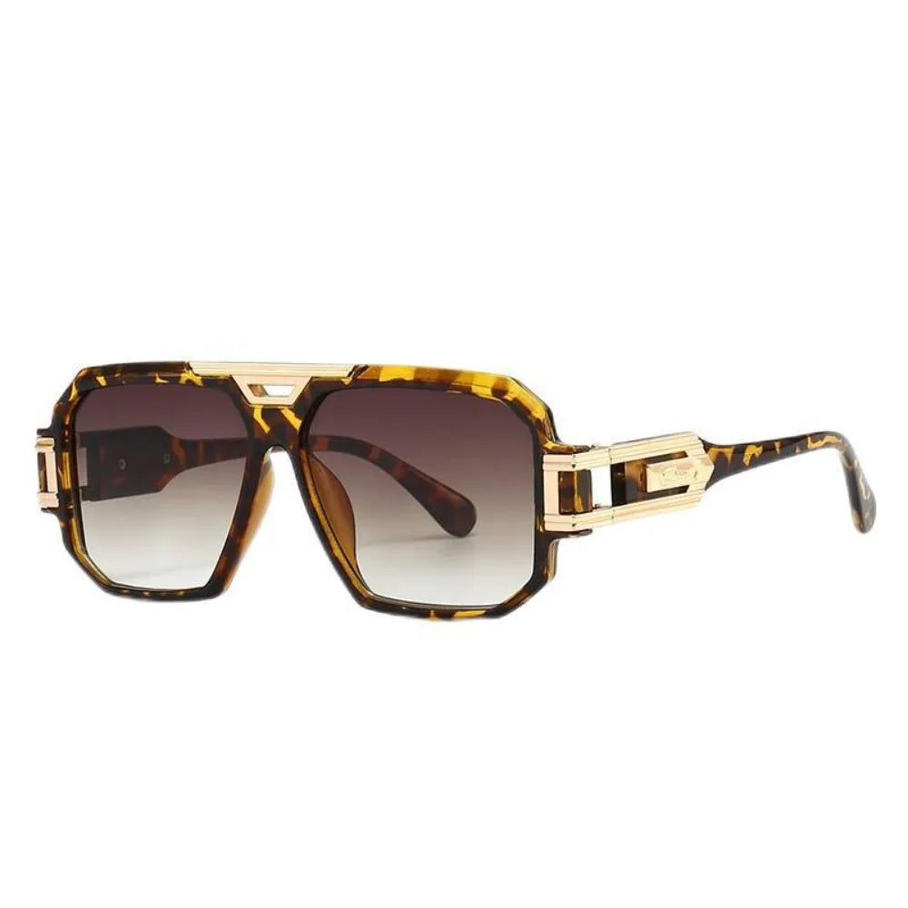 Fashion Square Full Frame Sunglasses - Large Oversized Retro HD Street Style