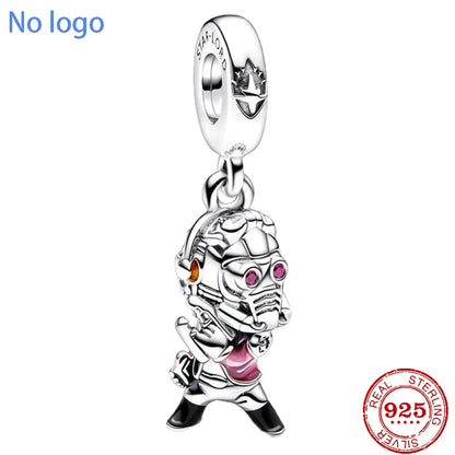 Charm Beads 925 Silver Fit Original DIY Accessories Bead for Decoration Bracelets Spider-Man Neaklace Pendant Jewelry Gifts New
