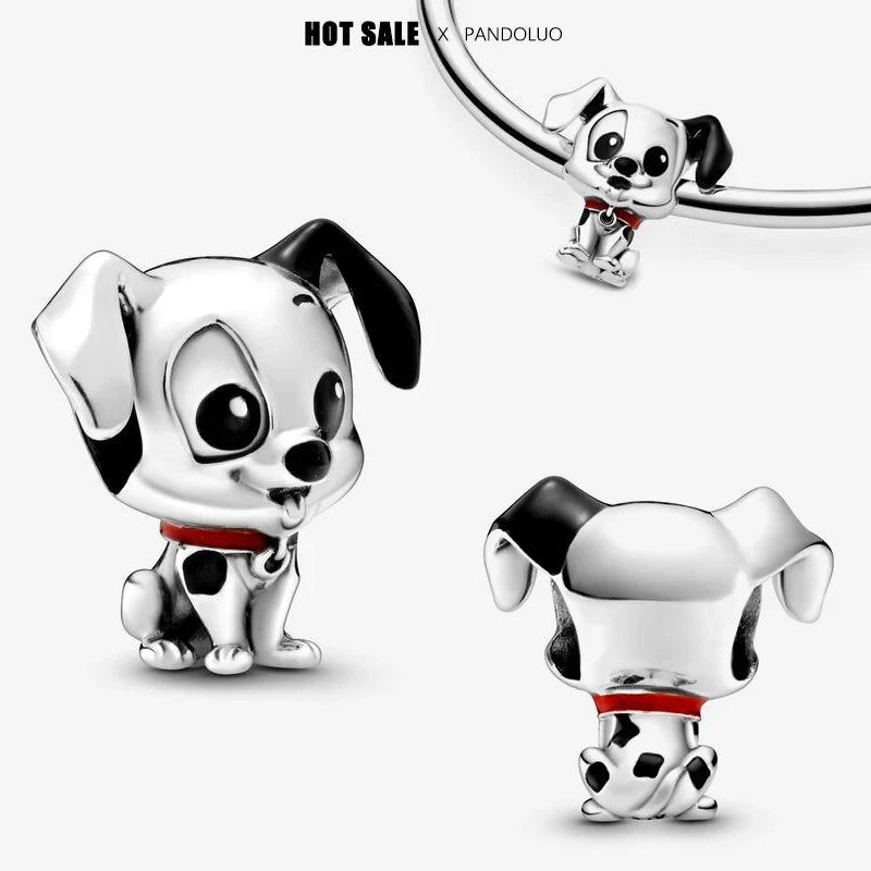 925 sterling silver charm Stitch Charm bead,Original Women Bracelet ,Necklace Pendant Jewelry Holiday gift