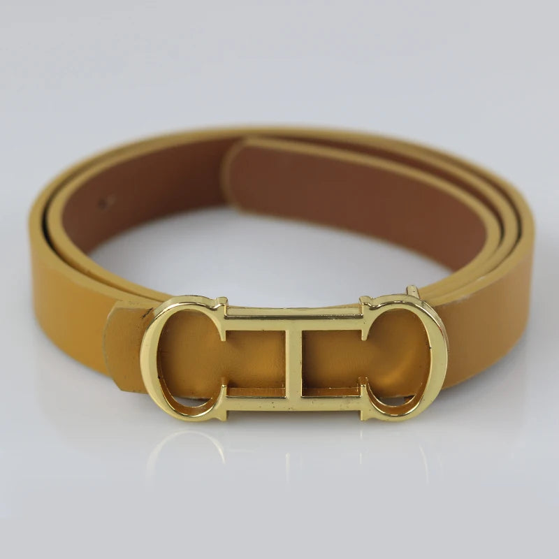 Premium Unisex Fashion Belt - Adjustable Faux Leather Belt with Gift Box