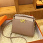 Paris Retro Chain Strap Crossbody Bag For Women Premium Leather Zipper Shoulder Bag Elegant Design Small Square Bag