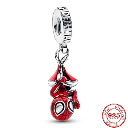 Charm Beads 925 Silver Fit Original DIY Accessories Bead for Decoration Bracelets Spider-Man Neaklace Pendant Jewelry Gifts New