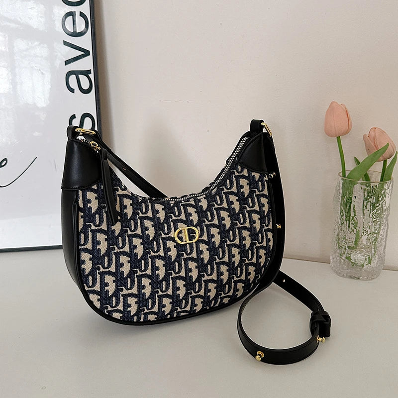 Popular Classic Elegant Leather Shoulder Bag Messenger Bag For Women From Luxury Brand Famous Designer