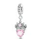 925 Sterling Silver Charm Beads | Butterfly, Crown, Heart & Perfume Bottle Zircon Charms for Women