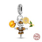 Sterling Silver Character Pendant Charm Bead - Bracelet Necklace Accessory