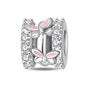 925 Sterling Silver Charm Beads | Butterfly, Crown, Heart & Perfume Bottle Zircon Charms for Women