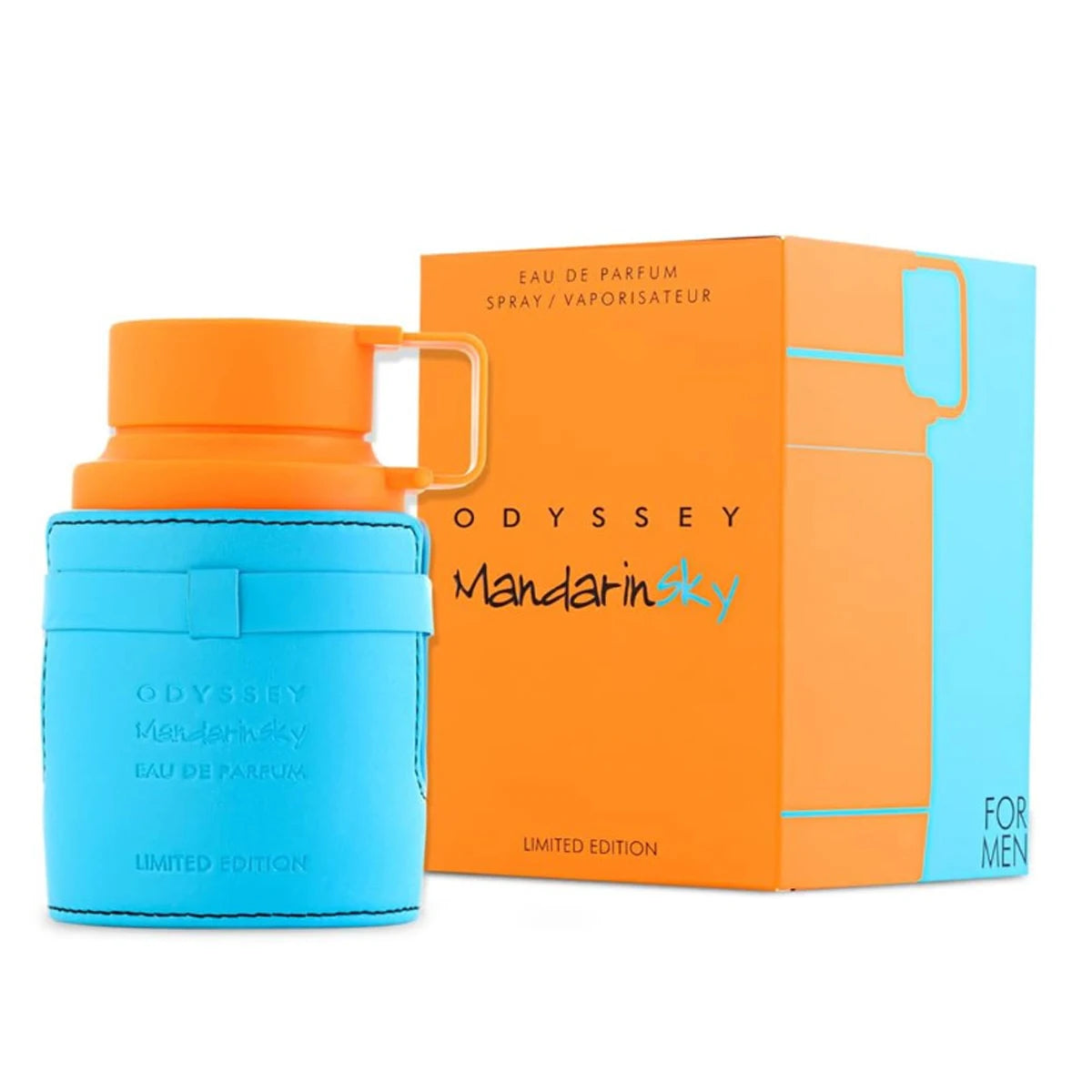 Arabic Perfume Mandarin Sky 100ml - Men's Citrus Woody Eau De Parfum, Long-Lasting Fresh Scent, Limited Edition Gift Set