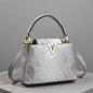 Luxury High-End Handbag -  Spring Fashion Ostrich Pattern Crossbody Shoulder Bag