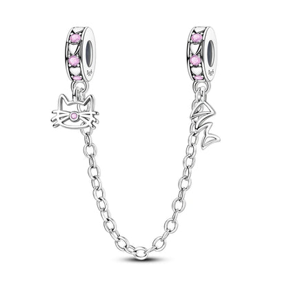 925 Sterling Silver Charm Beads | Butterfly, Crown, Heart & Perfume Bottle Zircon Charms for Women