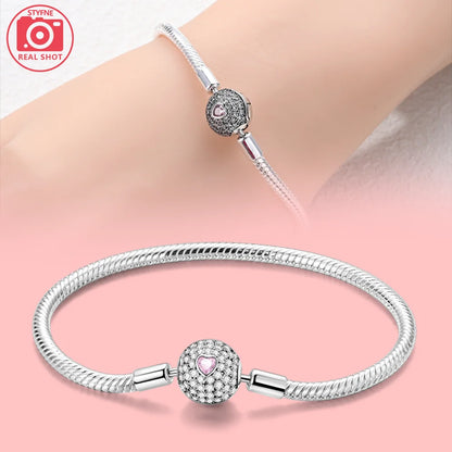 Sterling Silver Purple Dreamcatcher Feather Bracelet - Perfume Bottle Charm