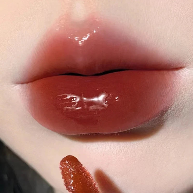 HERORANGE Crystal Gloss Lip Lacquer: Long-Lasting Hydration, Non-Sticky Formula with Glass-Like Shine at an Affordable Price