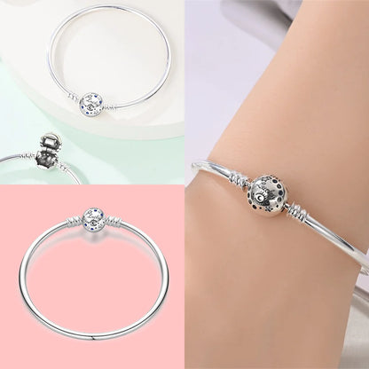 Sterling Silver Purple Dreamcatcher Feather Bracelet - Perfume Bottle Charm