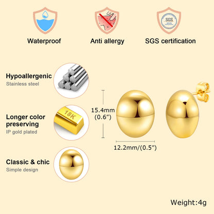 Fashion Women's Hoop Earrings - Trendy Lightweight Circle Earrings for Everyday Style
