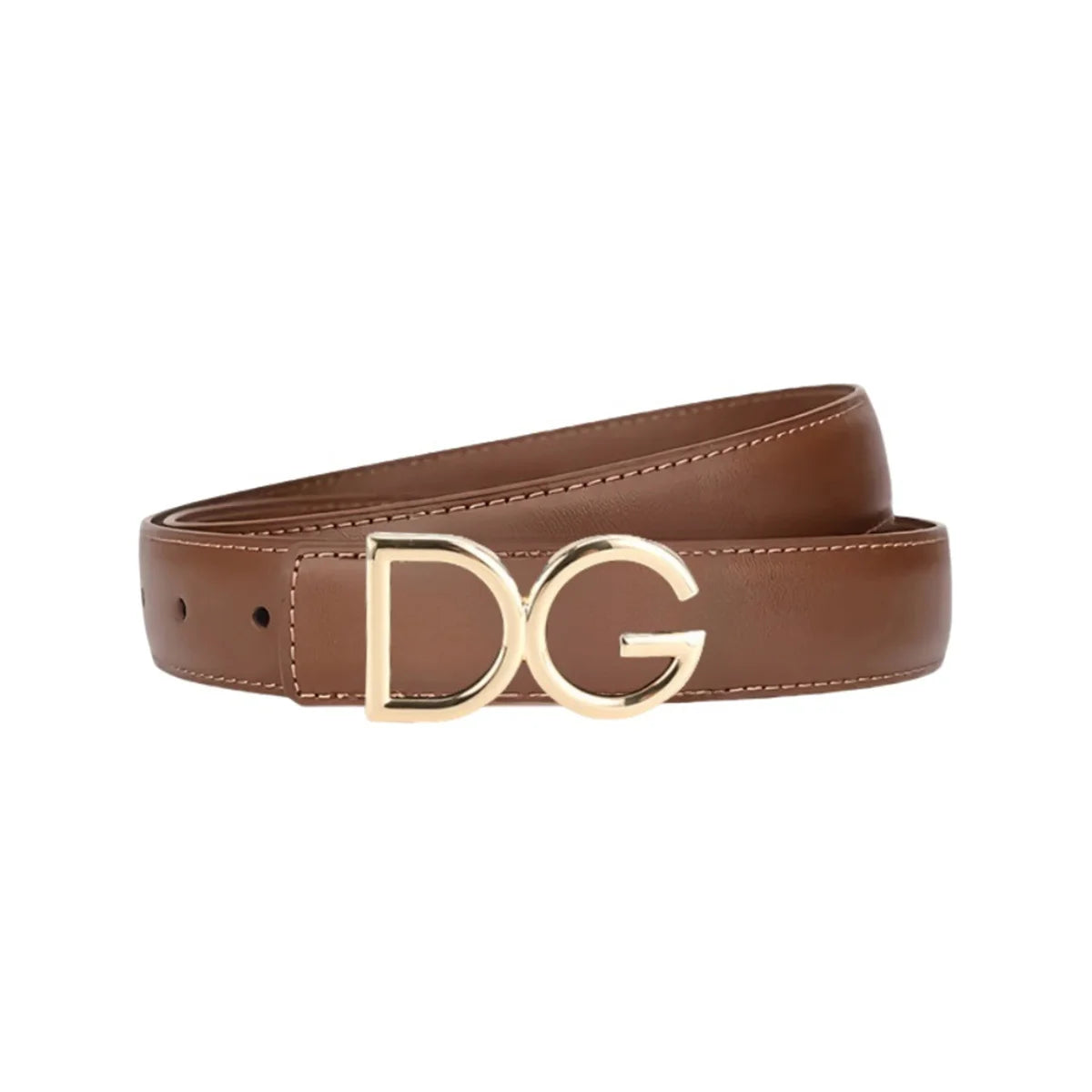 Fashionable Women's Belt Designer 2025 New Material Length Adjustable Send Perforated Gift Box Package Women's Belt