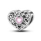 925 Sterling Silver Charm Beads | Butterfly, Crown, Heart & Perfume Bottle Zircon Charms for Women