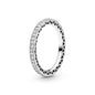 Hot selling 925 sterling silver classic dazzling crown round hearts ring exquisite women's light luxury charm ring jewelry gift