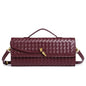 Classic Elegant Ladies Crossbody Bag Leather Handbag Shoulder Tote Luxury Designer Famous Brand Women's Chic Style